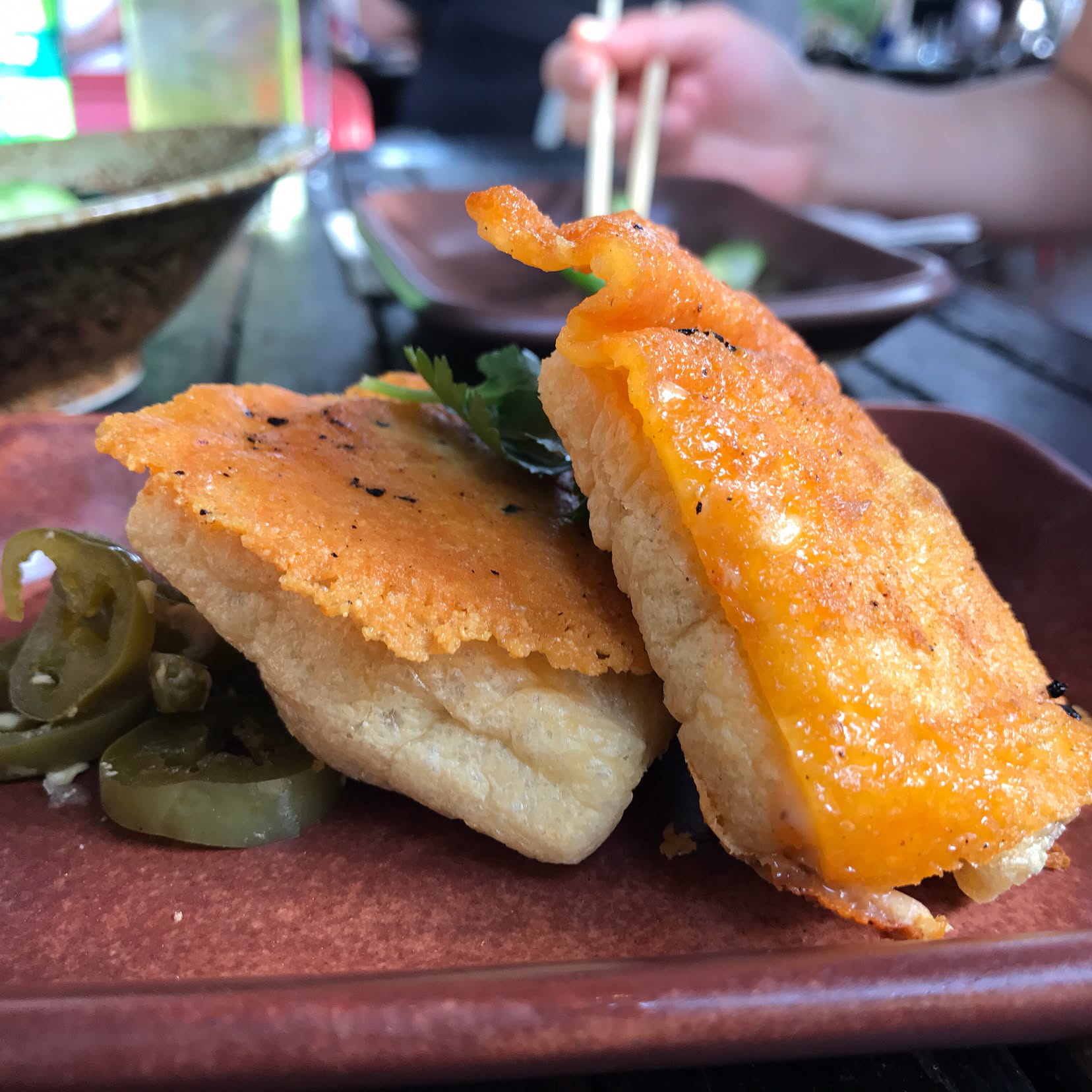 Japanese "Texan" izakaya Tako sunomono was my favorite - the octopus was more...