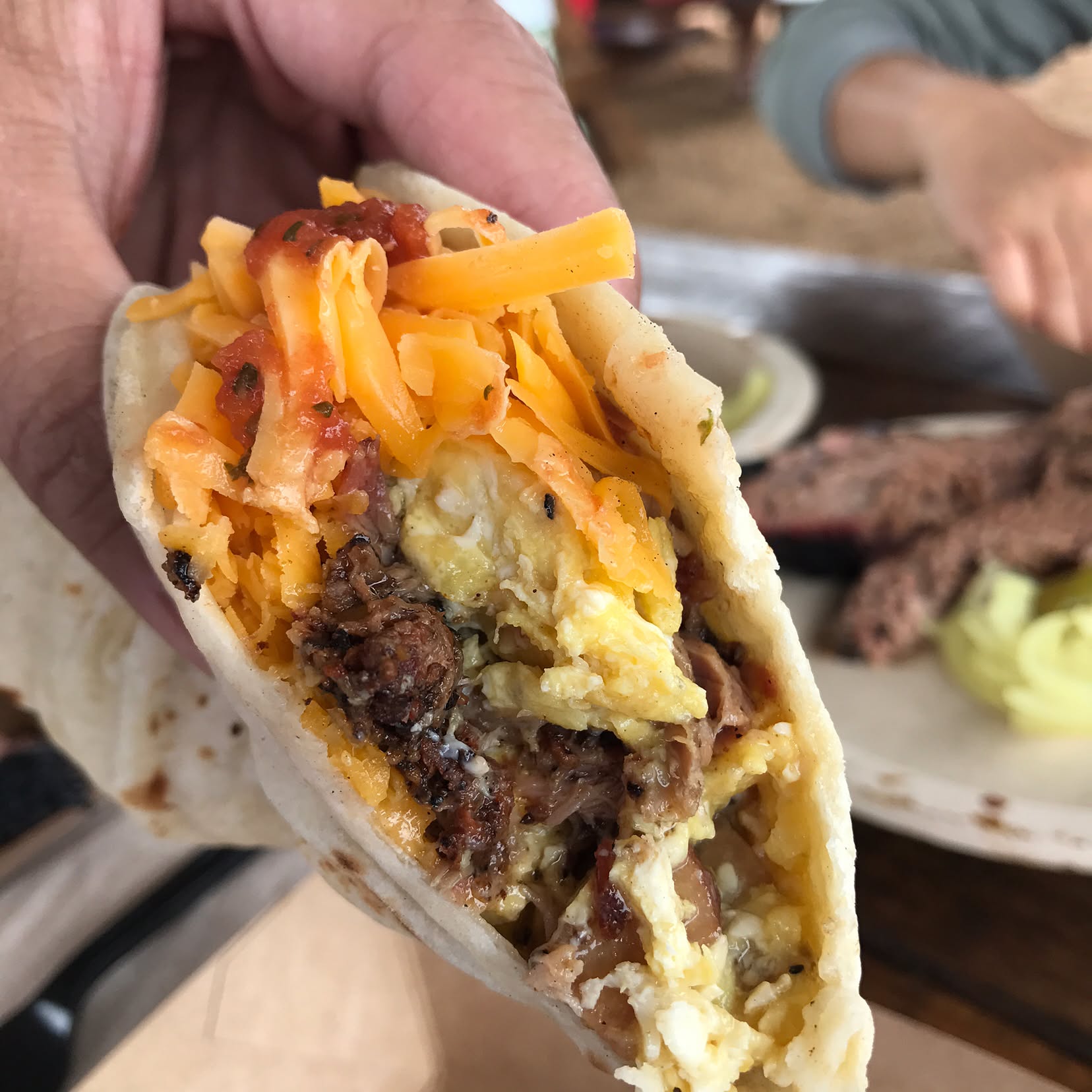 my co-worker was right - best breakfast tacos