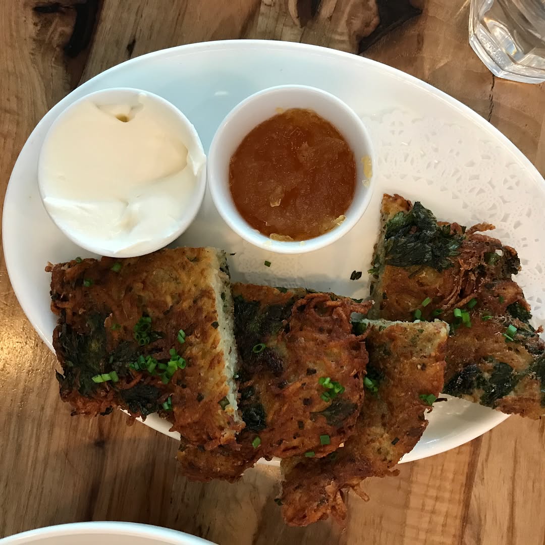 Didn't know brunch was serious in   , pastrami hash, and Bloody Mary were yummy