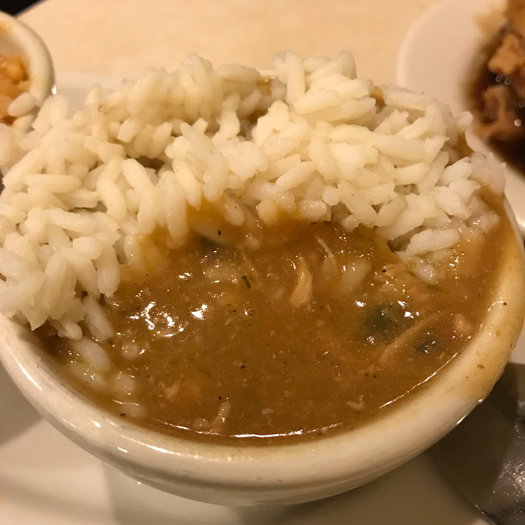 Jerry’s Jambalaya, Mar’s Gumbo, and Bread Pudding