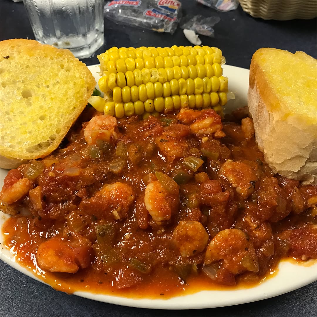 Blackened catfish and blue crab