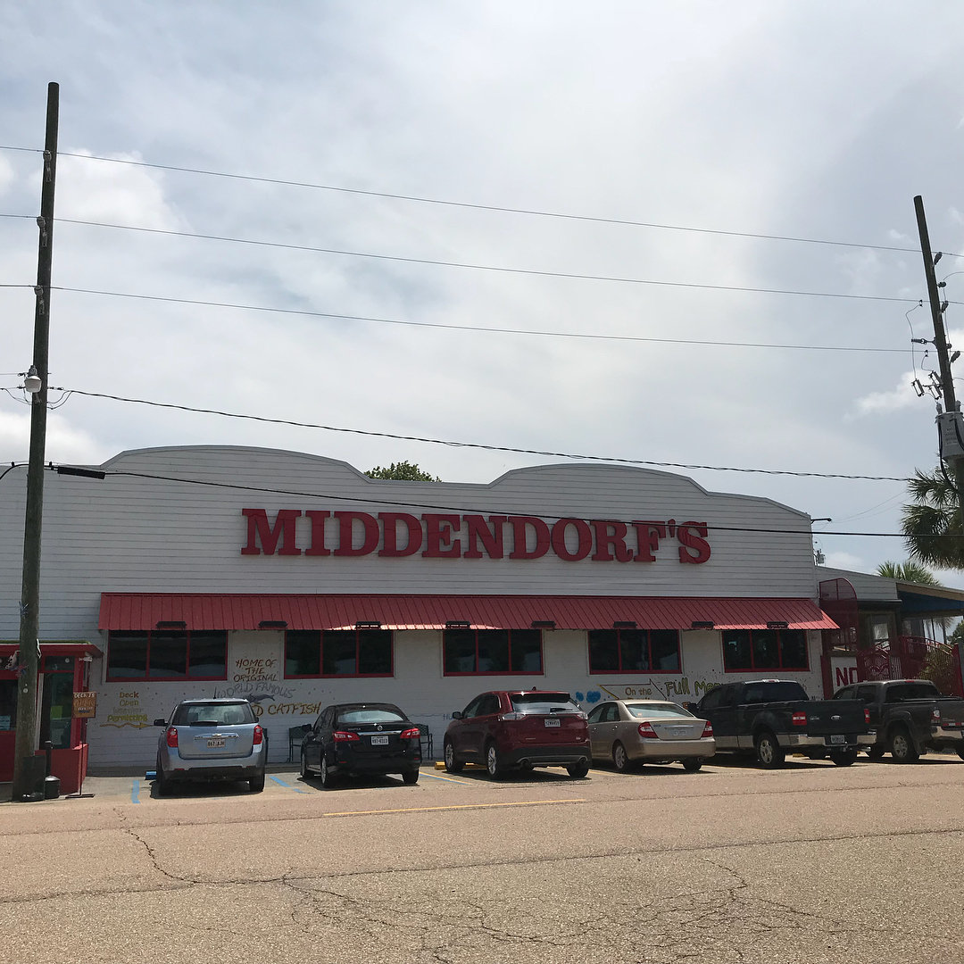 Catfish and seafood at the world famous thin fried catfish, boiled blue crab,...