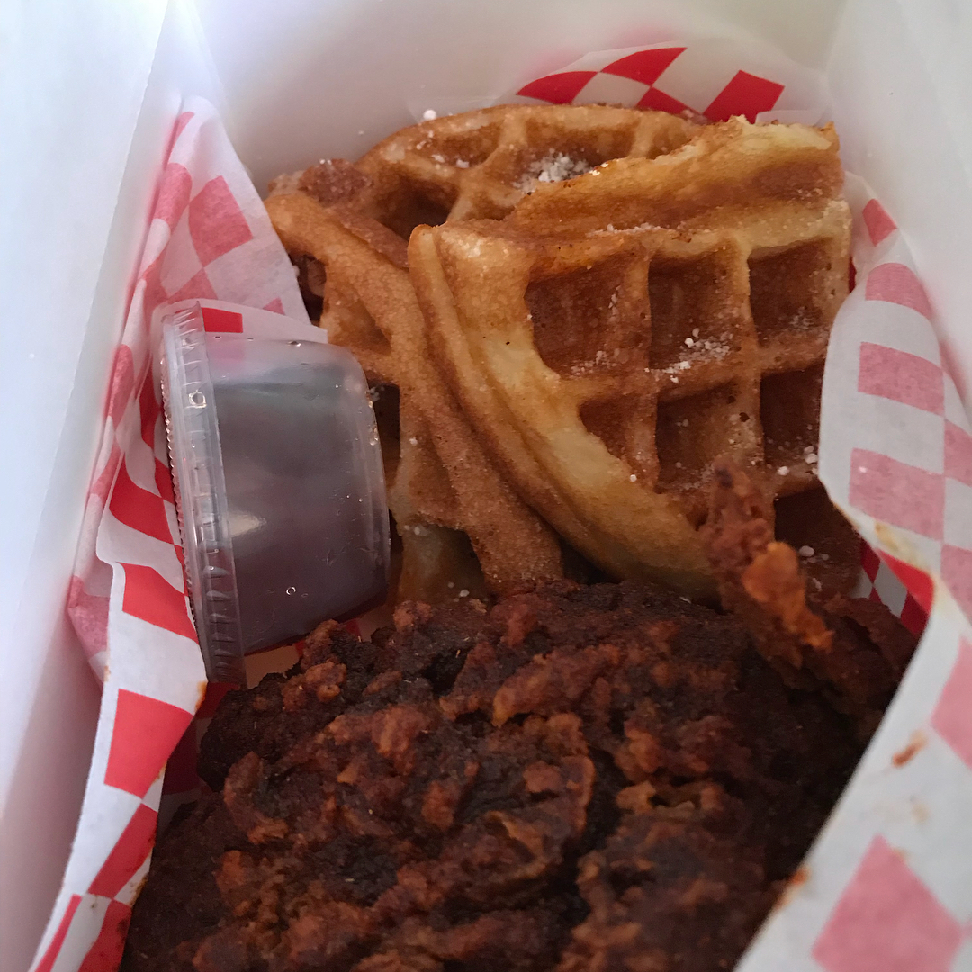 Weekend Chicken and Waffles at
