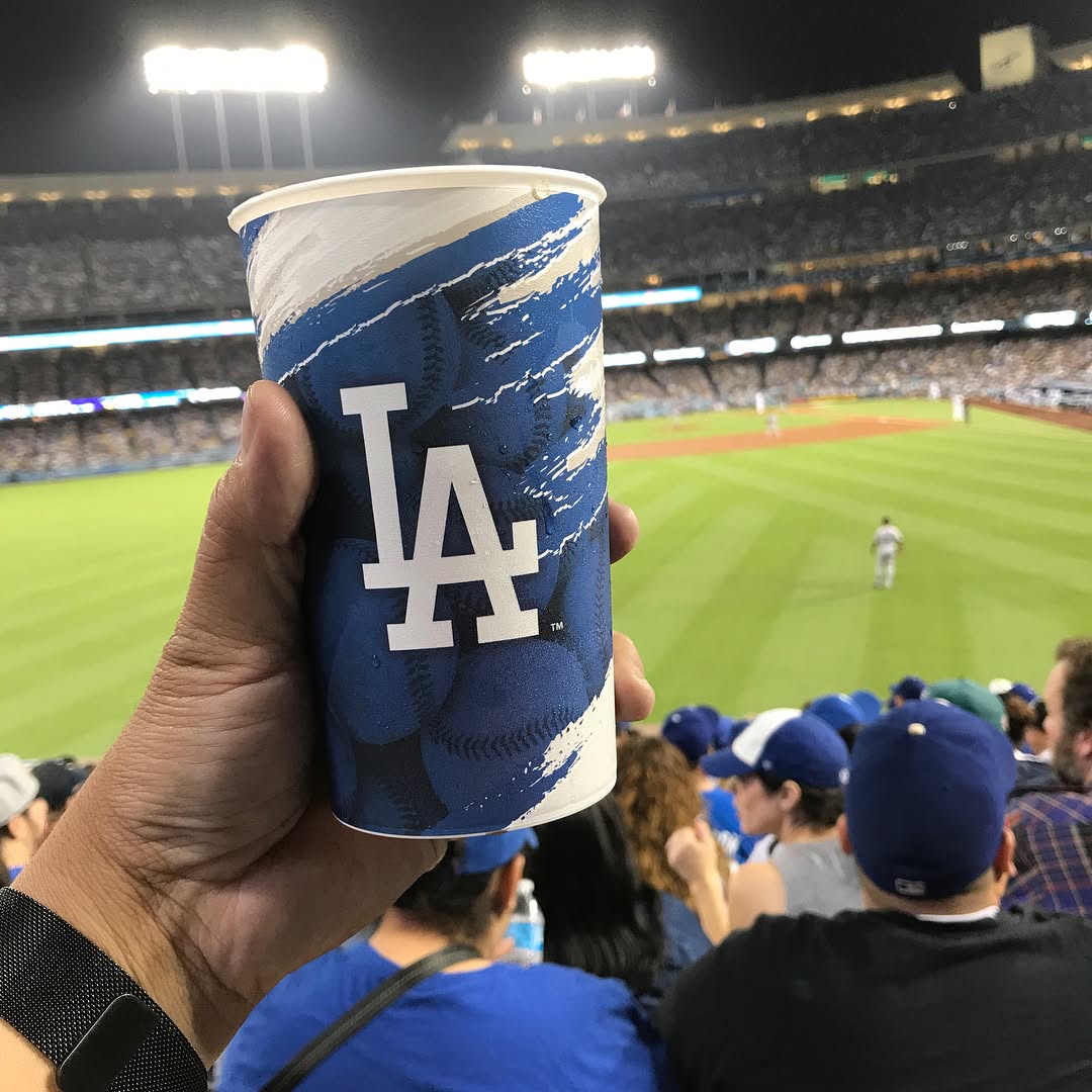 Dodgers vs Rockies  bobblehead night    souvenir beer cup with    need more h...