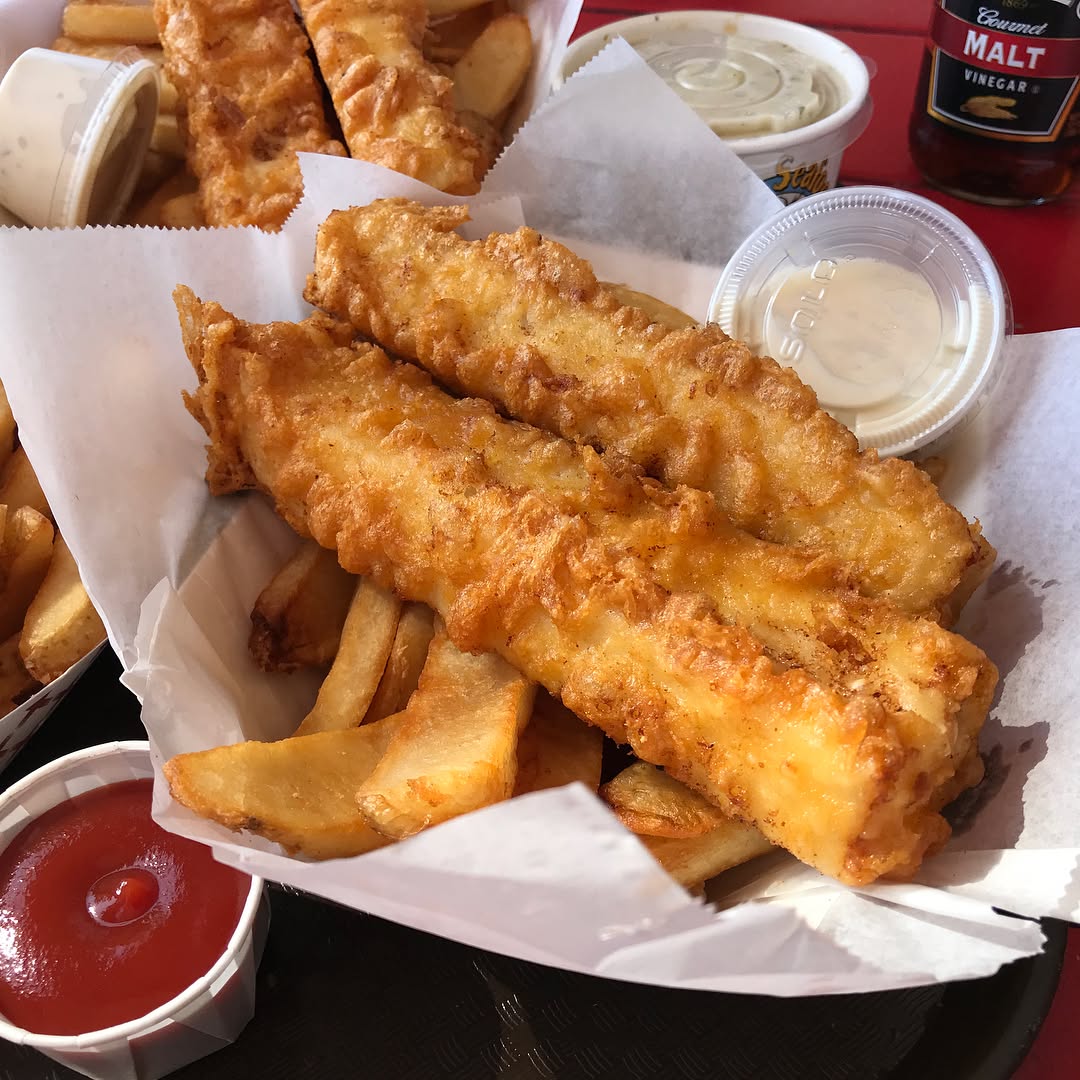 Fish and fries at Malibu Seafood      good price compared to San Marino seafood