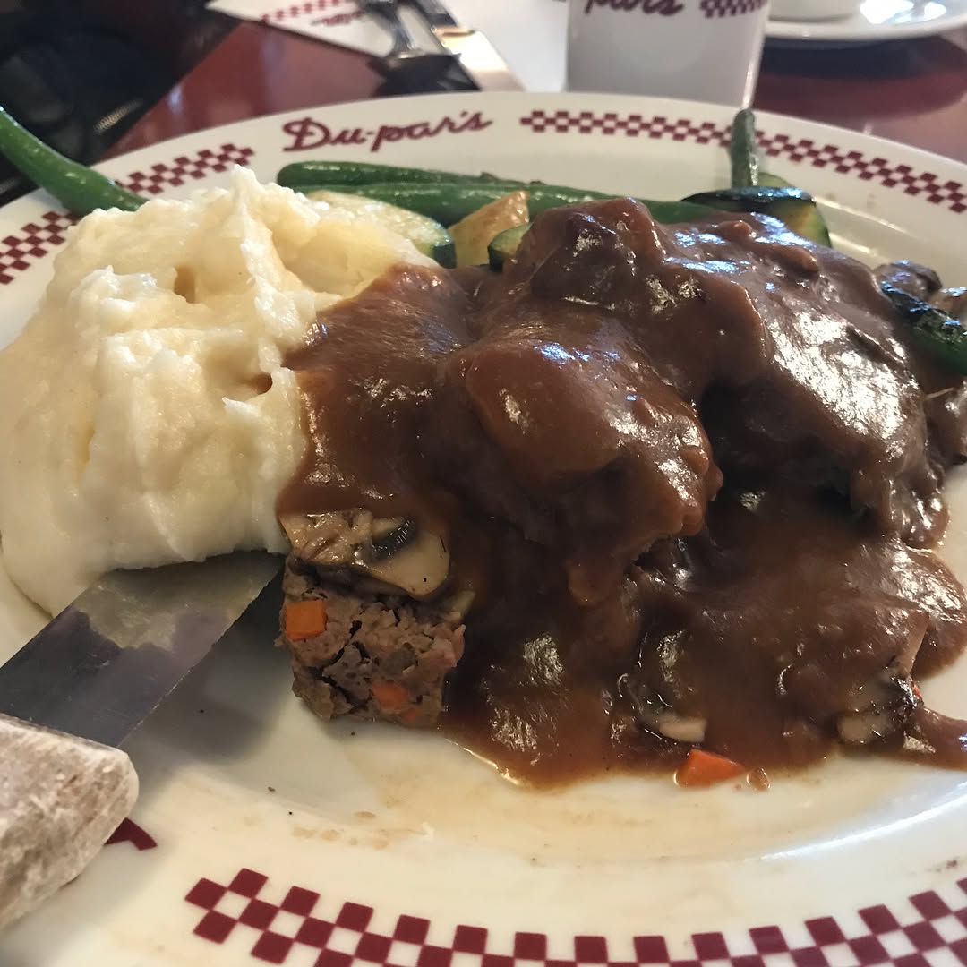 Reuben and meatloaf at the am LA institution -  unfortunately the Reuben (gri...