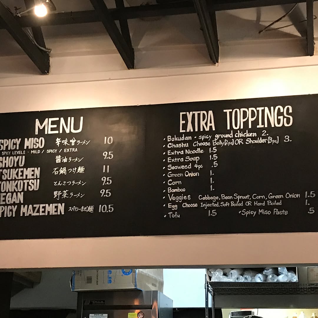 Tonkotsu Ramen and Spicy Miso Ramen