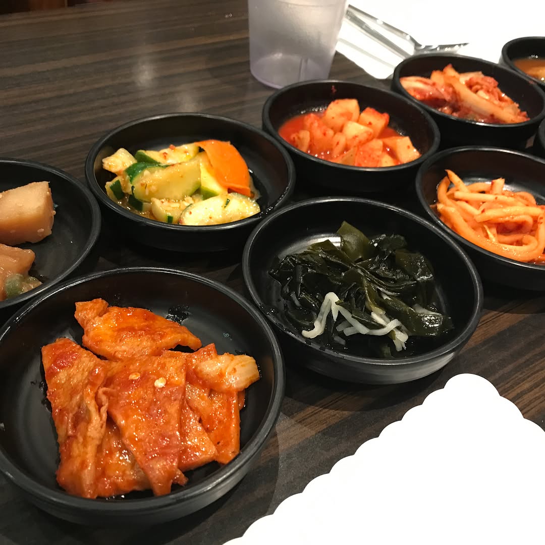 Gamjatang (pork neck soup) and selleongtang (beef soup)