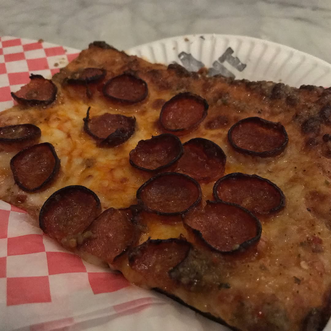 Pizza at POT Pizza    in  had the pepperoni pizza and the Ktown special (with...