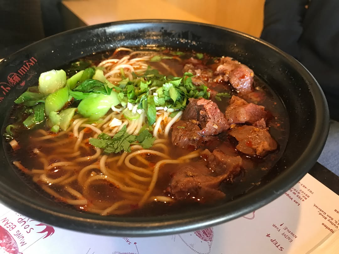 Sichuan Noodles at  a bunch of different noodles