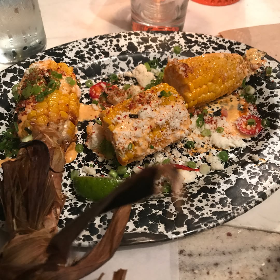 Beer can chicken, OG Ribs, kale salad, and popcorn
