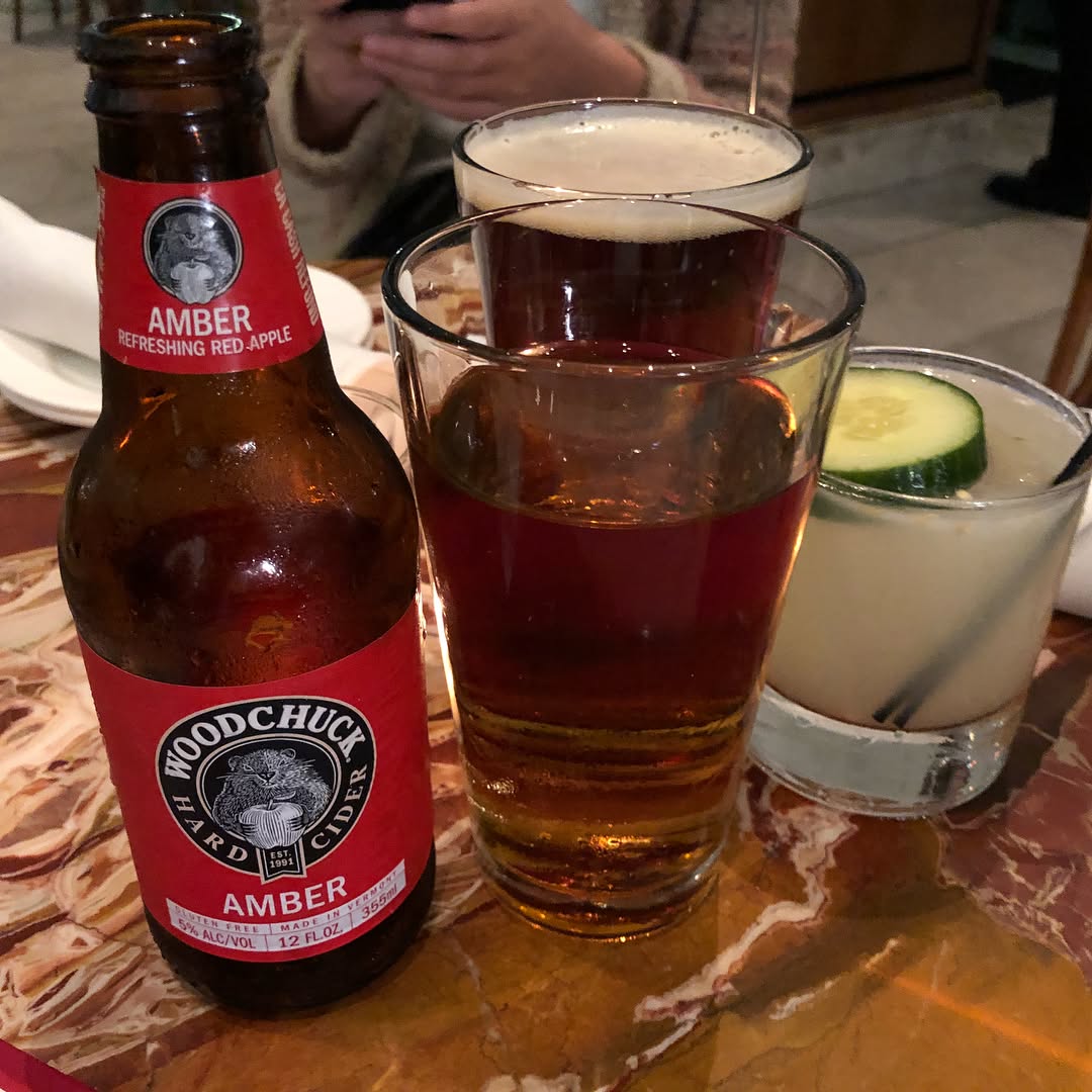 Dinner at  in   We had the sausage pizza, the lasagna, Caesar salad, Mac & ch...