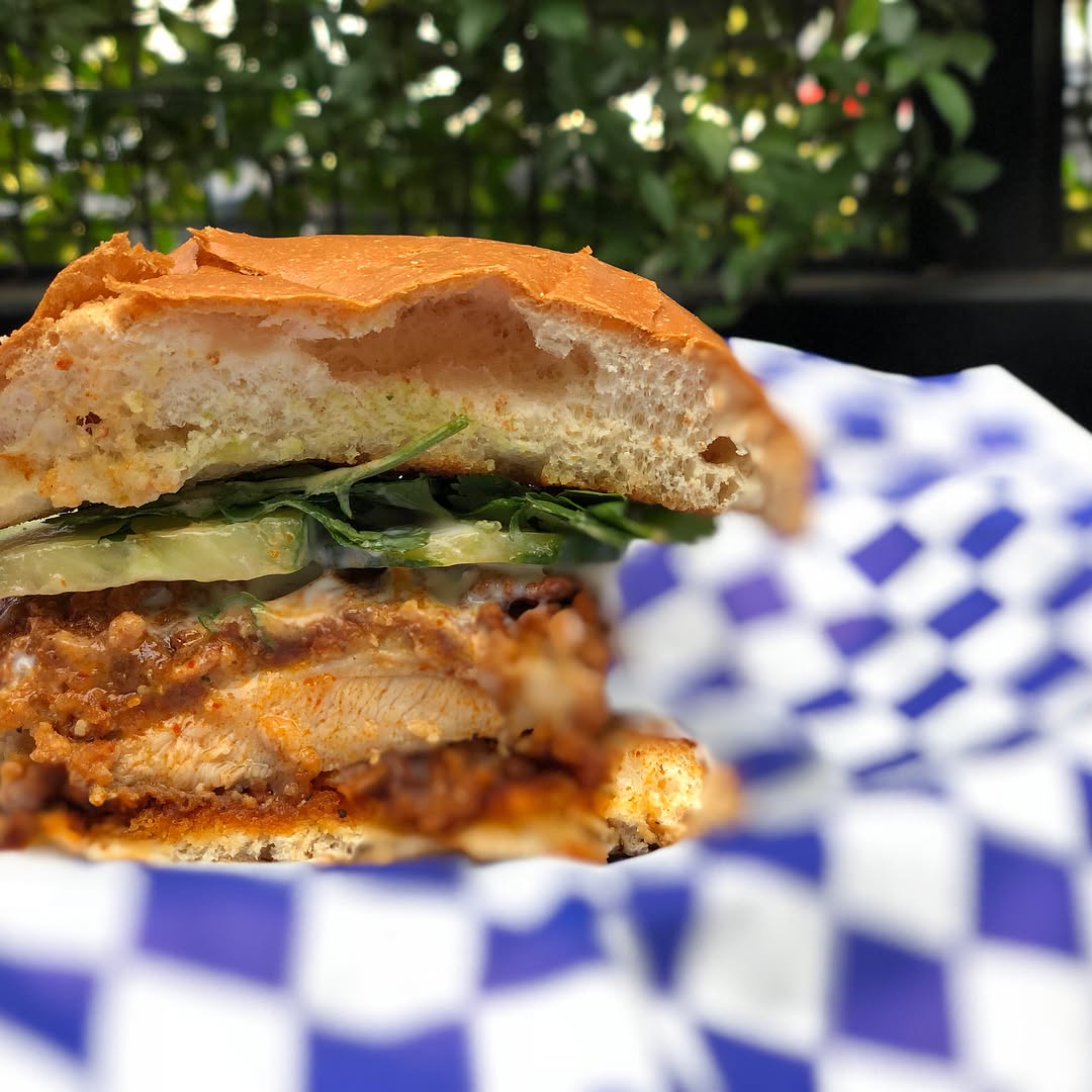 Harissa Chicken Sandwich at the