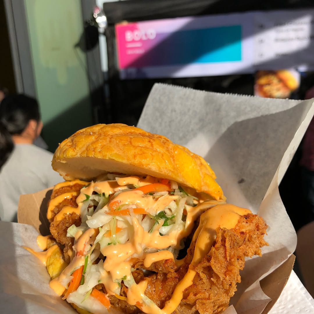 Snackin’ and Feastin’ at   the Tom Yum Spicy Fried Chicken skin was amazing (...