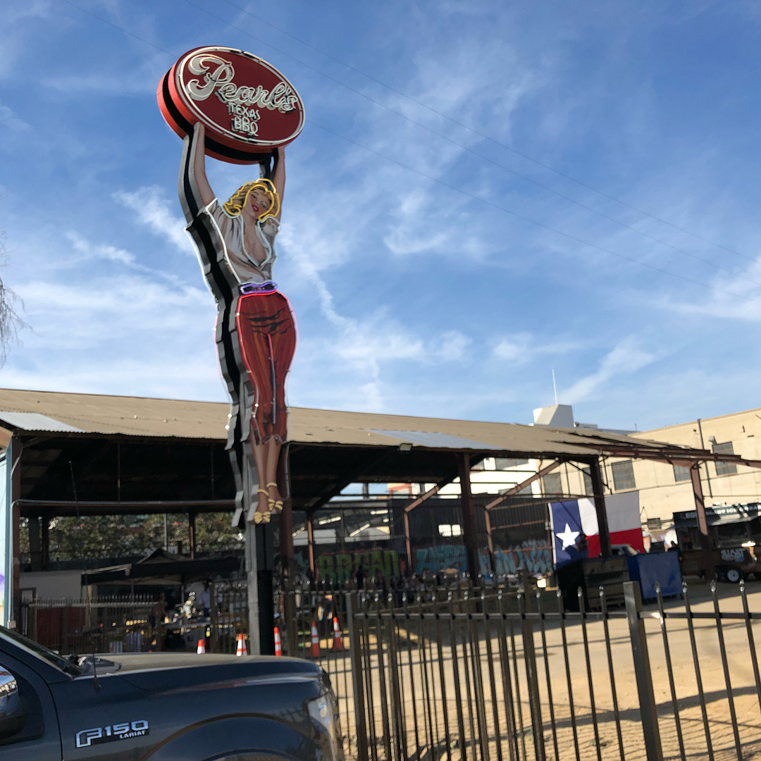 Texas BBQ at   yummy pulled pork and smoked brisket