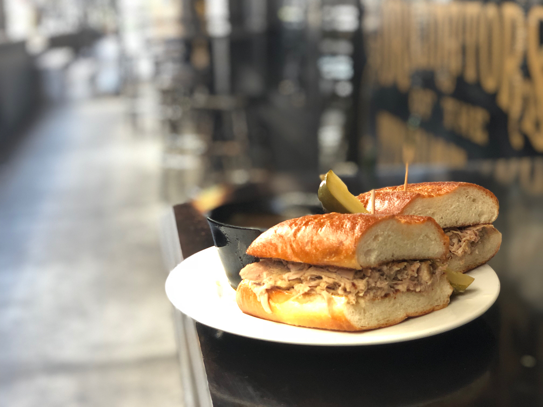 Pork Sandwich and Bloody Mary  I haven’t had it in a long time