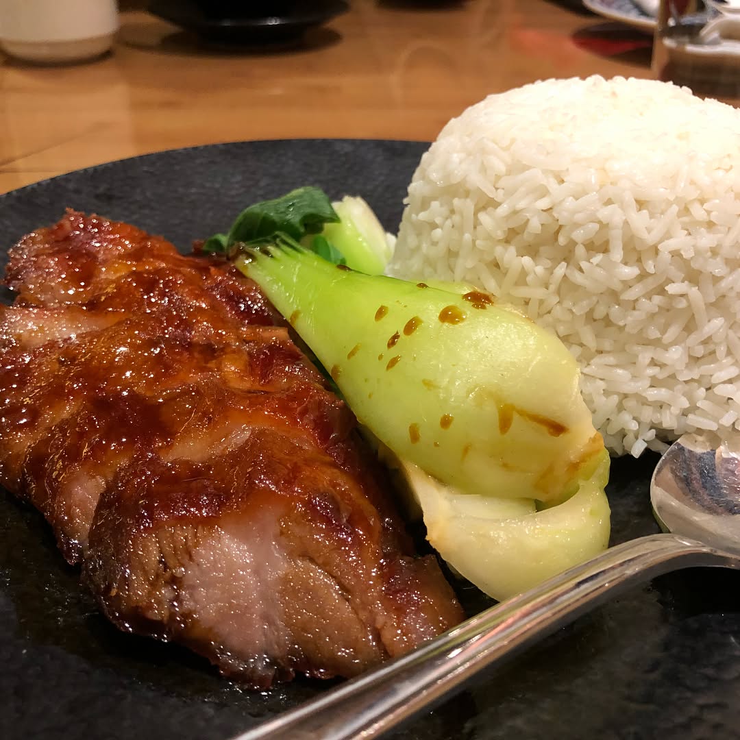 Pretty good bbq pork on rice in Vegas