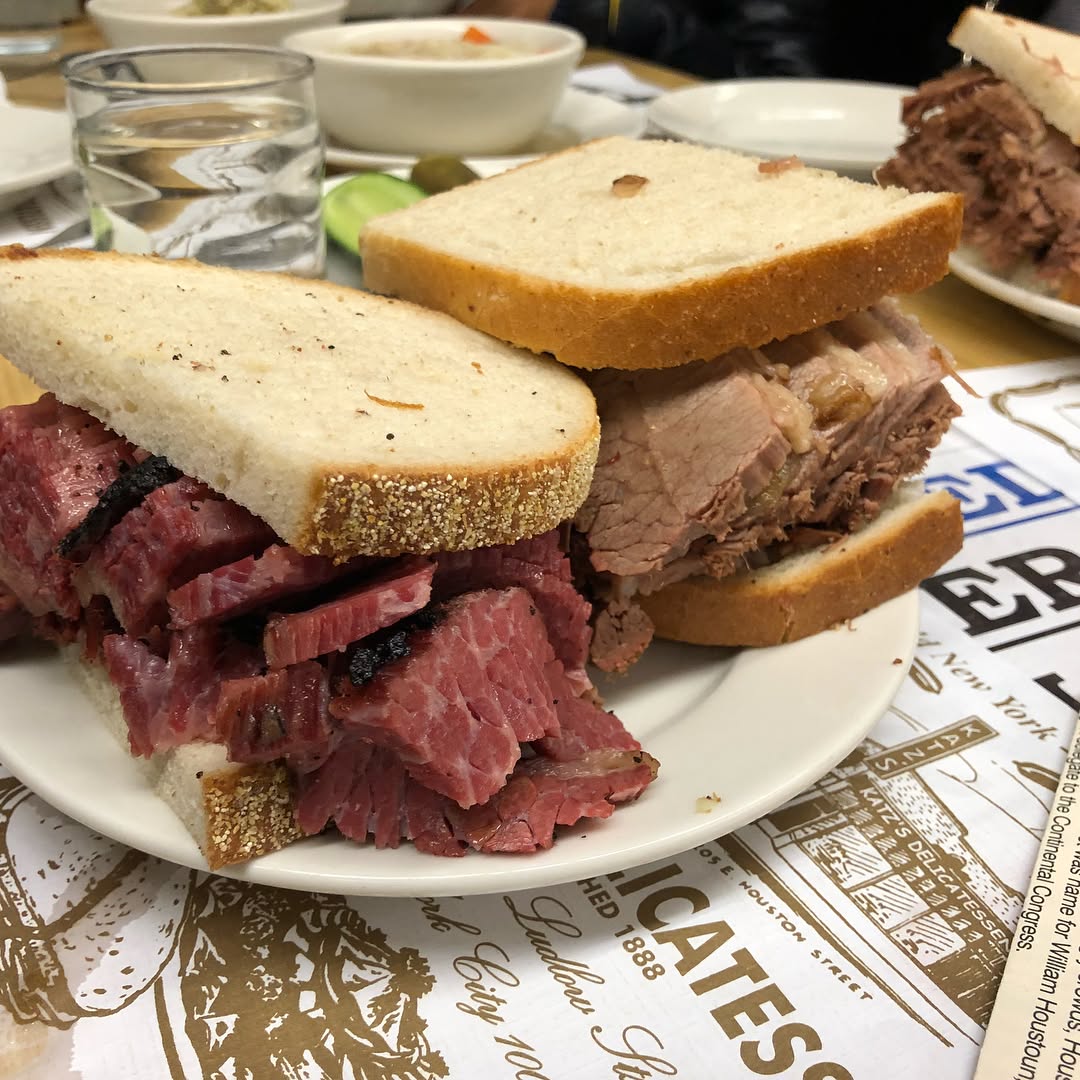 Sandwiches  we had the brisket, corned beef, and pastrami