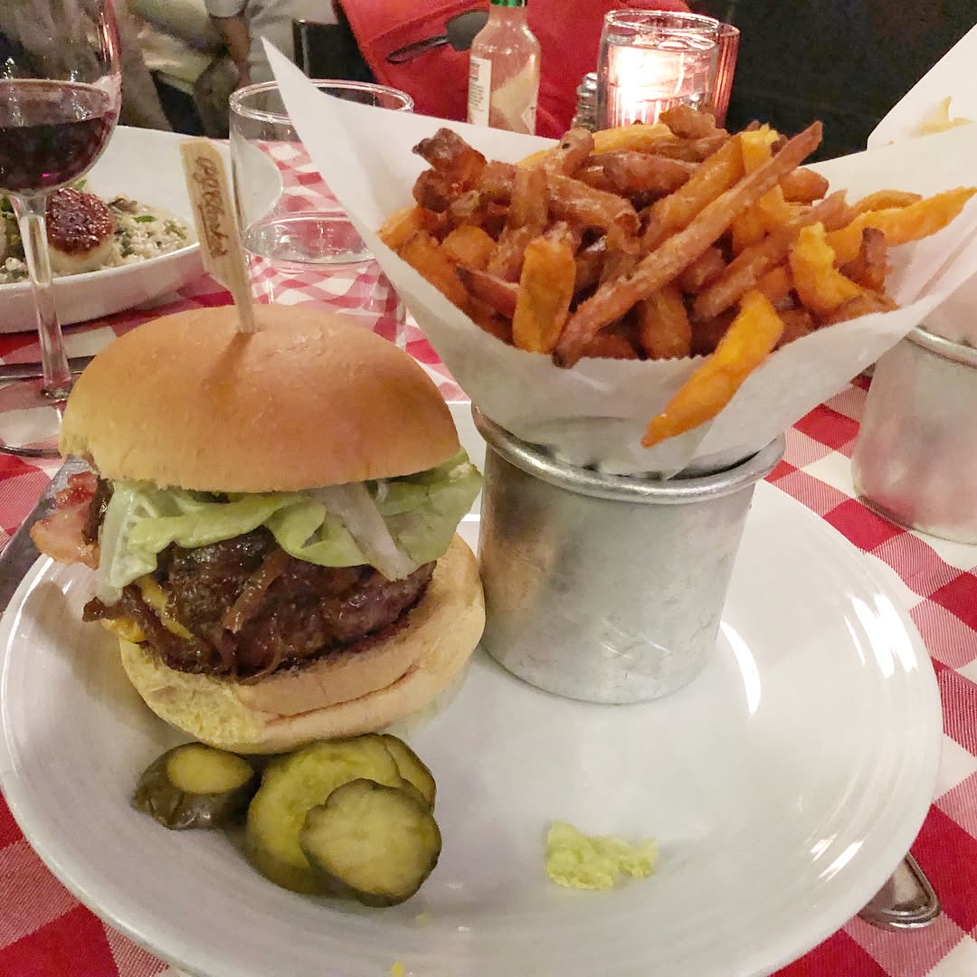 The Cadillac Burger   Legend has it Nat King Cole named the bacon burger the ...