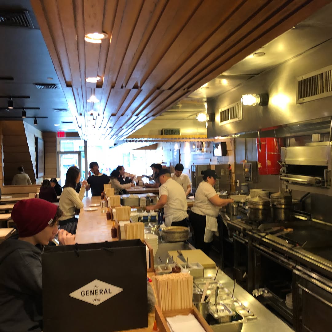 Lunch    we had the momofuku ramen, spicy hozon ramen, and a couple of pork buns