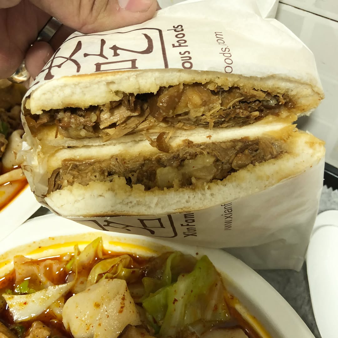 Rou Jia Mou, Spicy Lamb Noodles, and Spicy Chicken Noodles