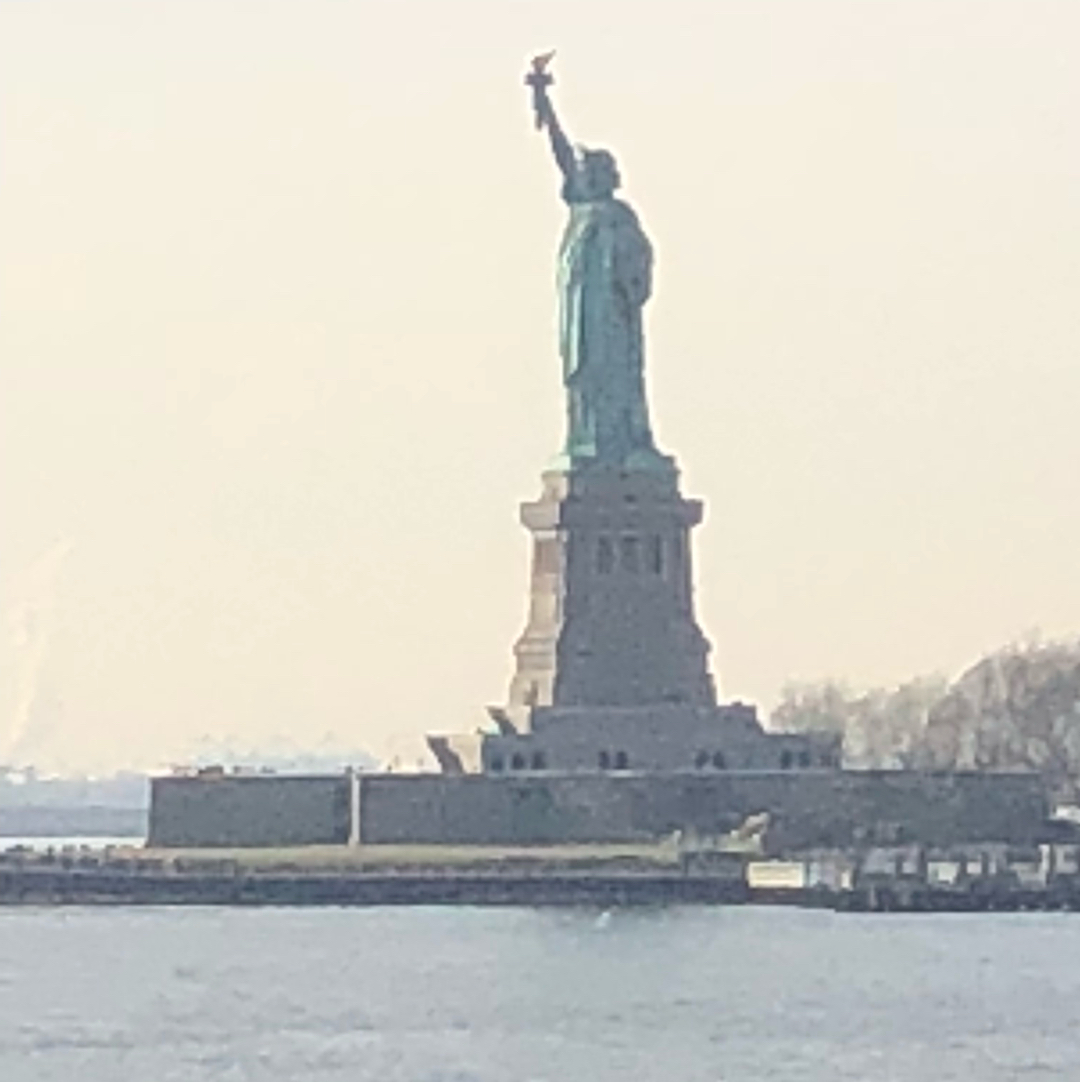 Views of Lady Liberty on the Staten Island Ferry