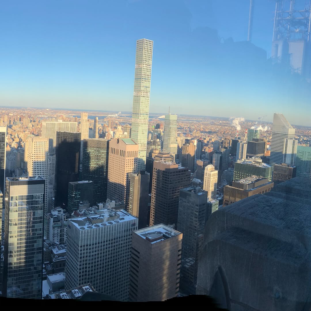 Views from the Top of the Rock  We got lucky and arrived when the crowds were...