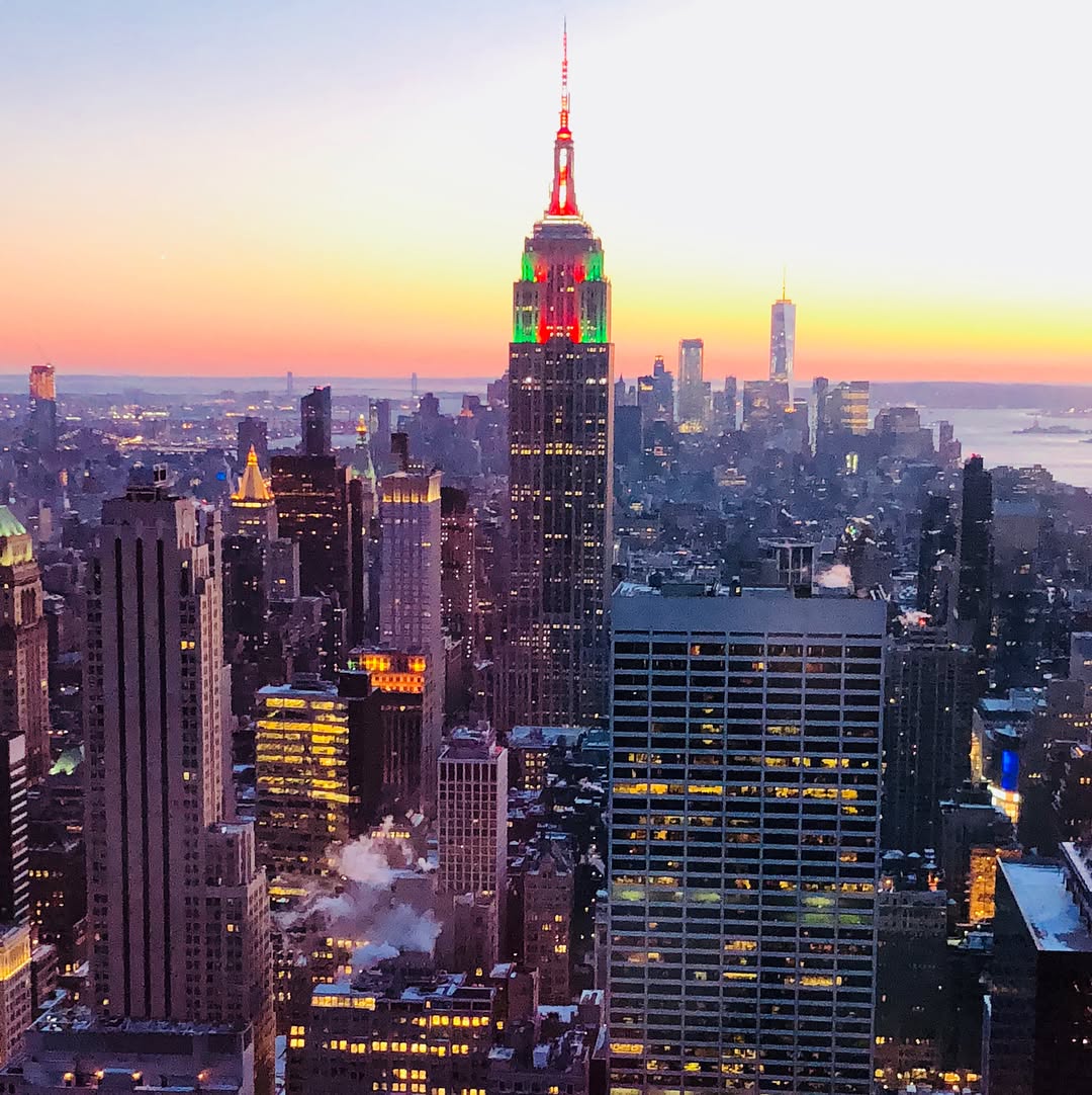 Views from the Top of the Rock  We got lucky and arrived when the crowds were...