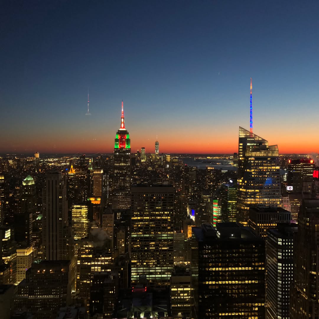 Views from the Top of the Rock  We got lucky and arrived when the crowds were...