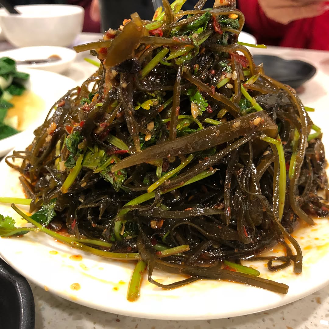 Noodles and dumplings with the fam at Luscious Dumplings in Monrovia