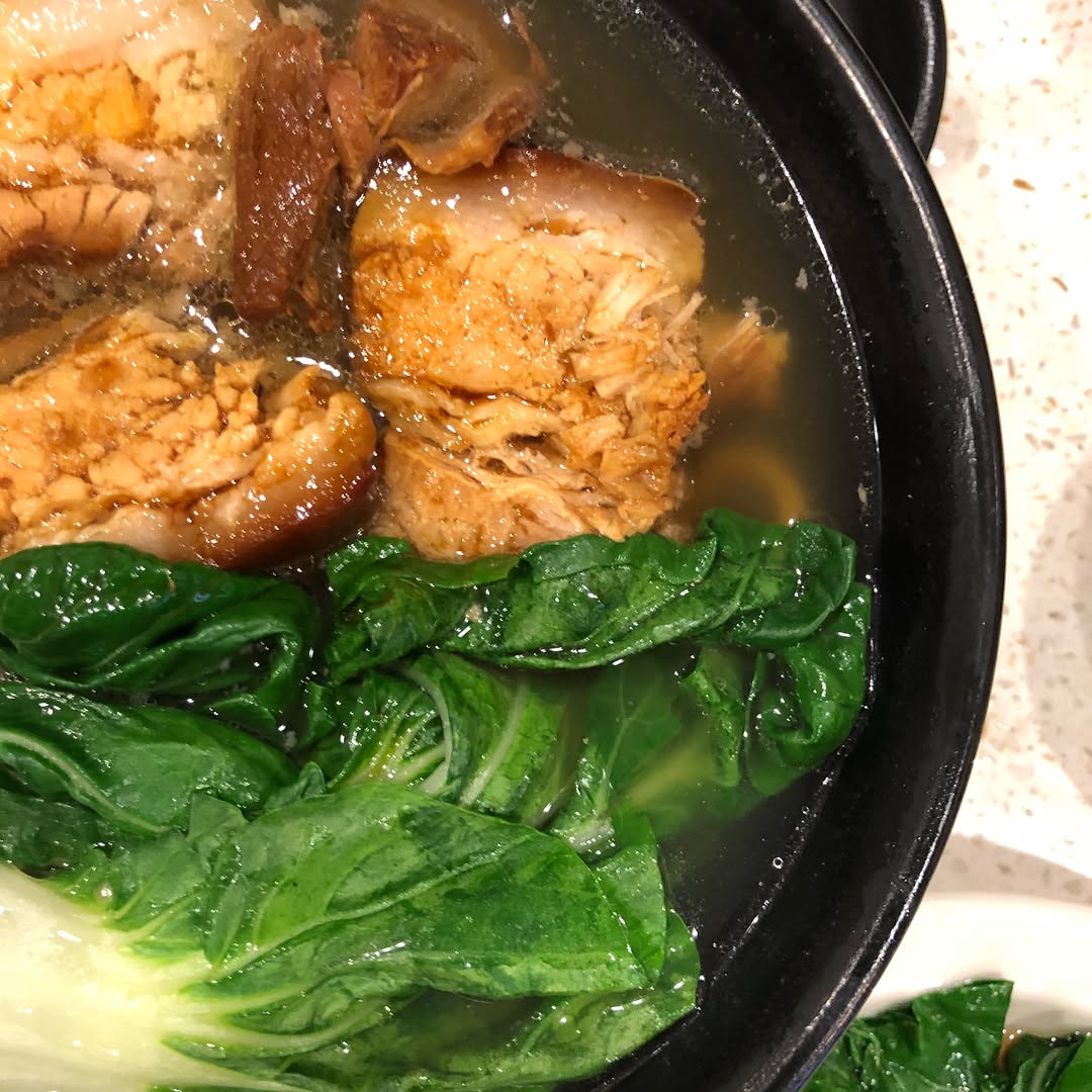 Noodles and dumplings with the fam at Luscious Dumplings in Monrovia