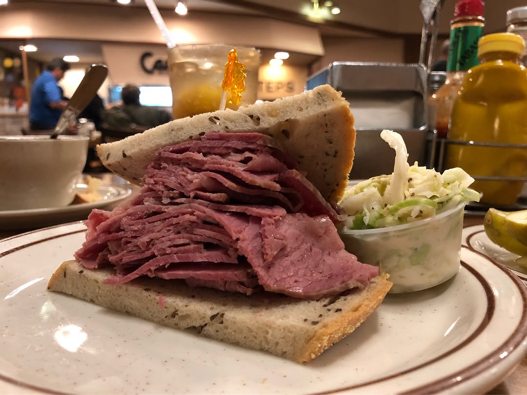 Late meal at Canter’s