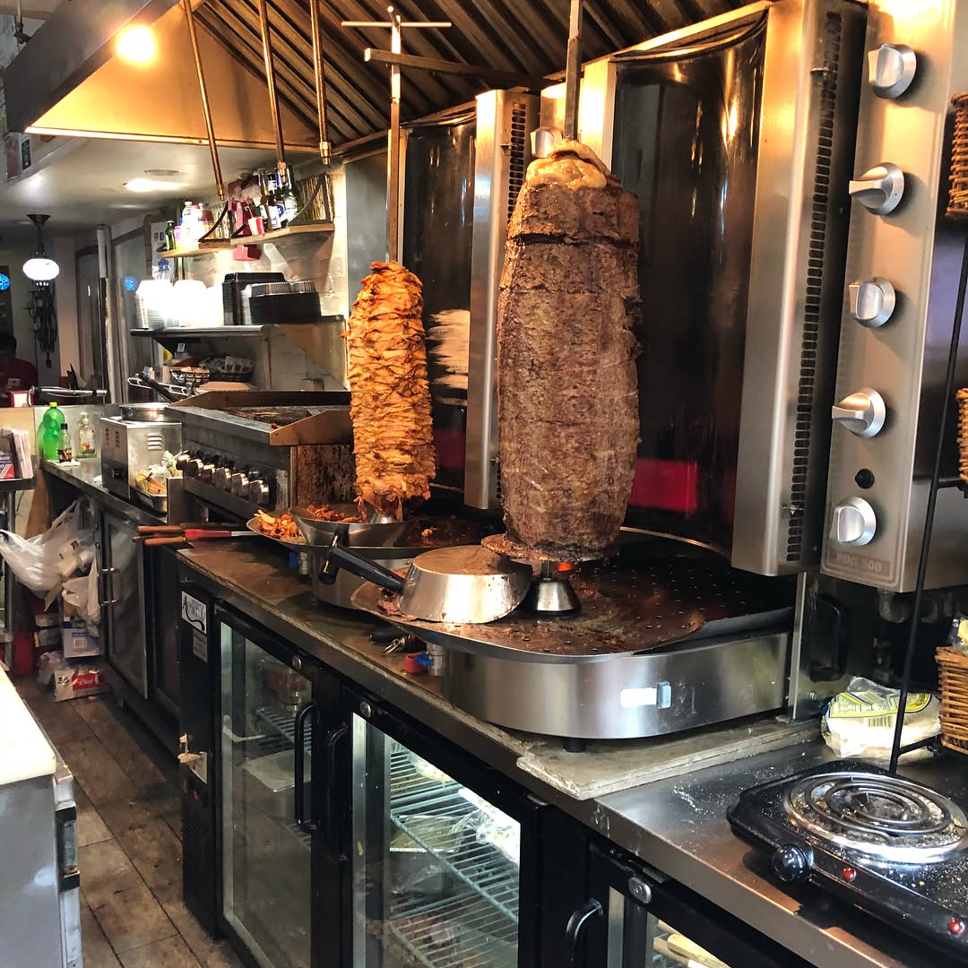 Chicken kebob pita sandwich at Turkiss in West Village Tribeca on Macdougal