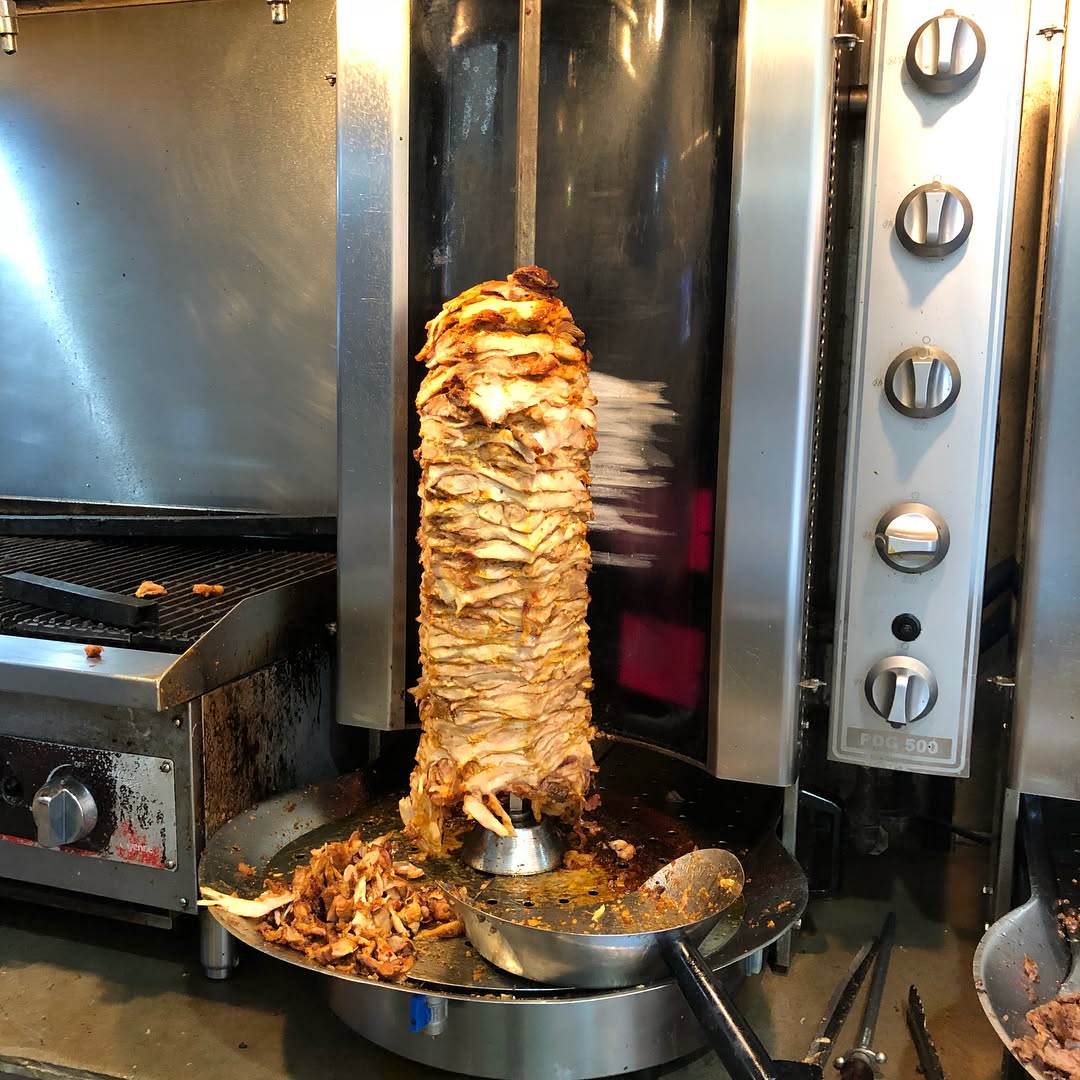 Chicken kebob pita sandwich at Turkiss in West Village Tribeca on Macdougal