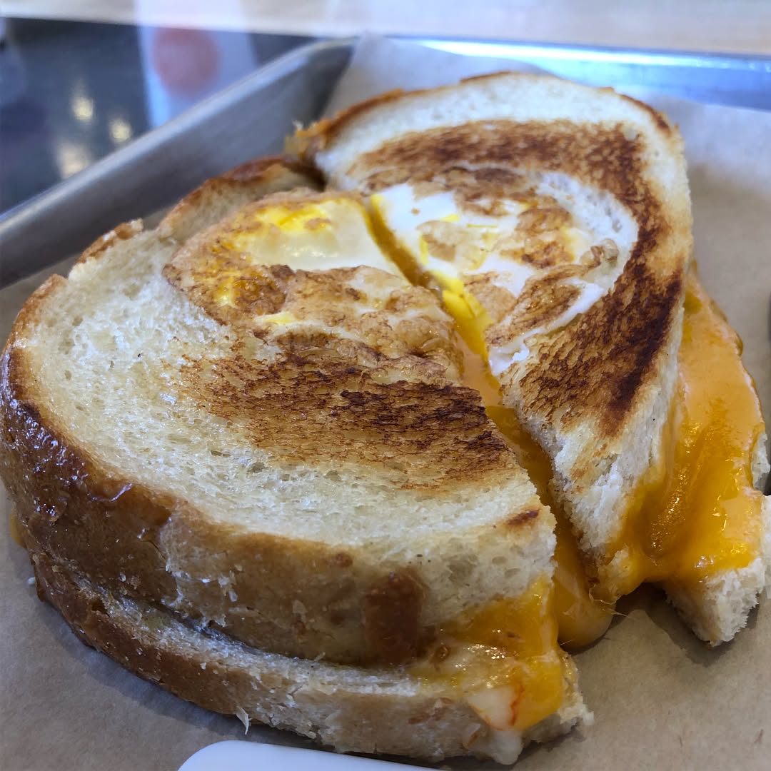 Grilled Cheese Sandwich lunch with co-workers at The Melt, Irvine Spectrum