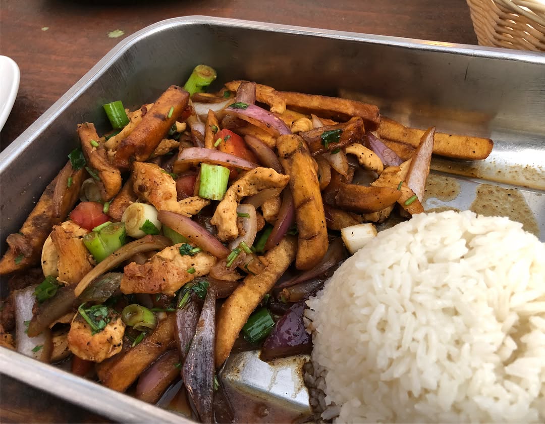 Peruvian lunch in Lake Forest