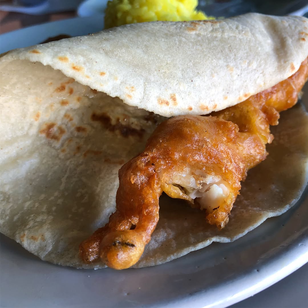 The best meal on our booze cruise in Ensenada, at Mahi Mahi