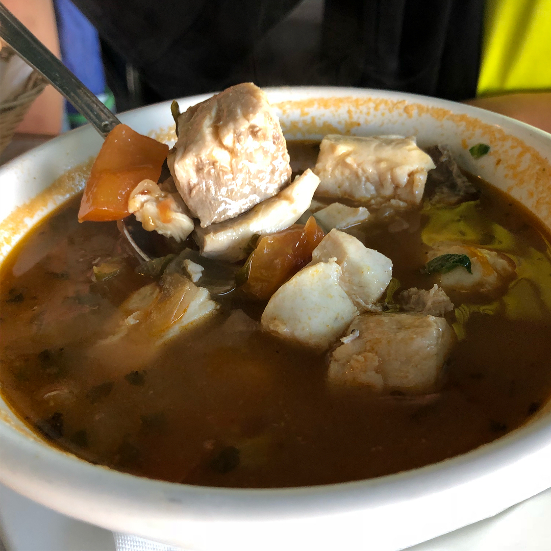 The best meal on our booze cruise in Ensenada, at Mahi Mahi