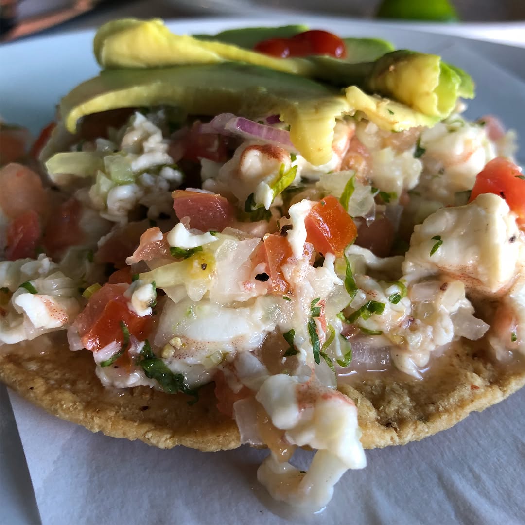 The best meal on our booze cruise in Ensenada, at Mahi Mahi