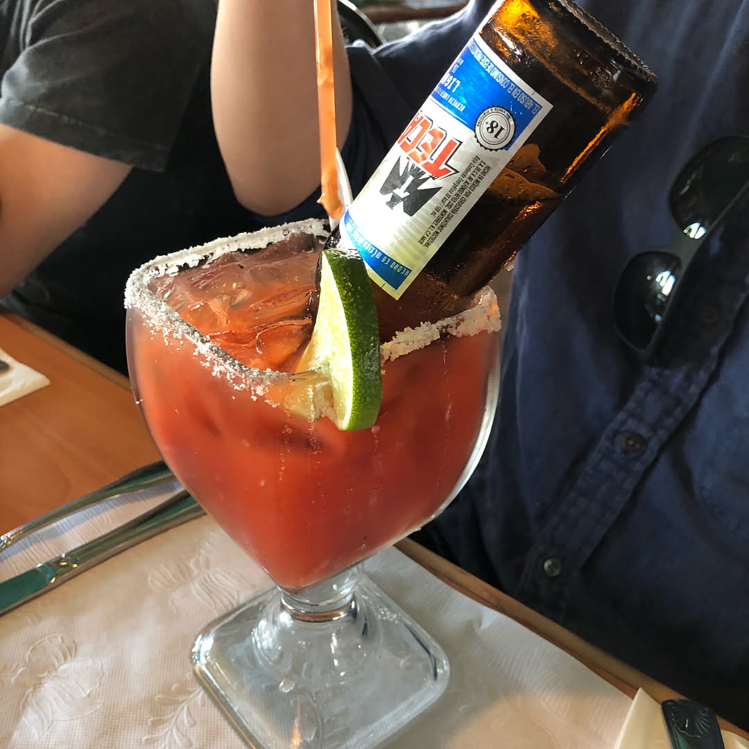 The best meal on our booze cruise in Ensenada, at Mahi Mahi