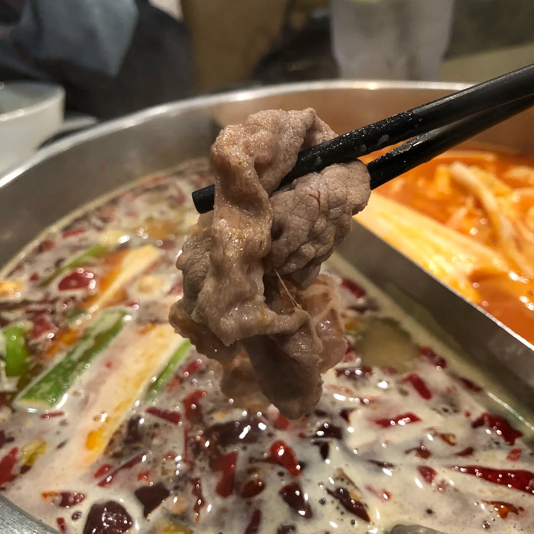 Chinese hot pot at little sheep in San Gabriel