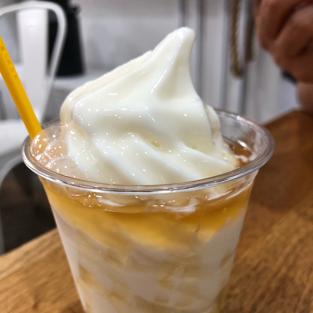 Soft Serve dessert at Honey Mee