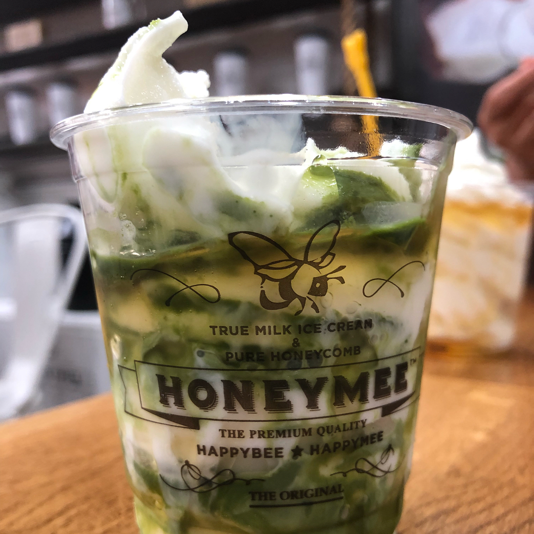 Soft Serve dessert at Honey Mee