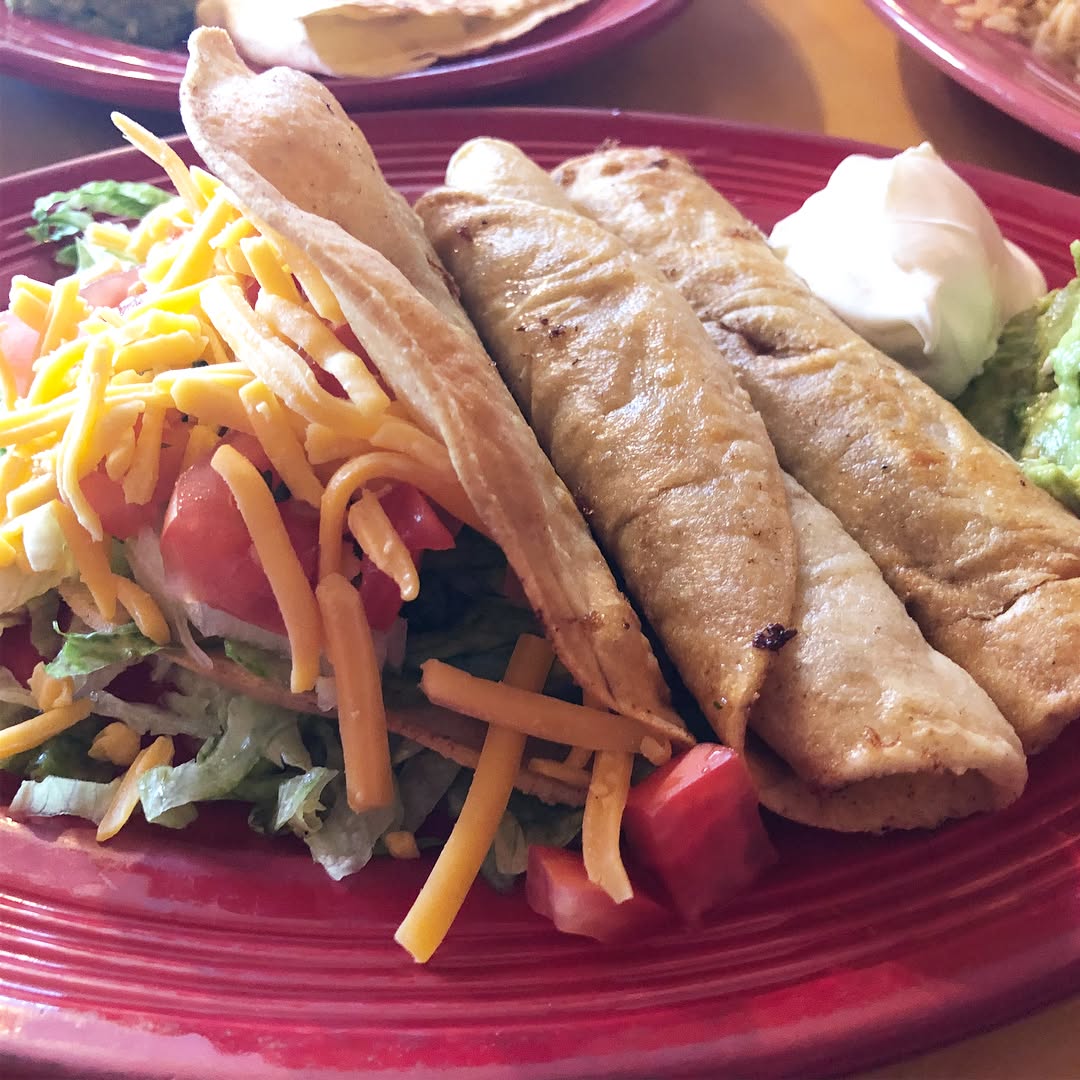 Family dinner with mom picking Mexican Food