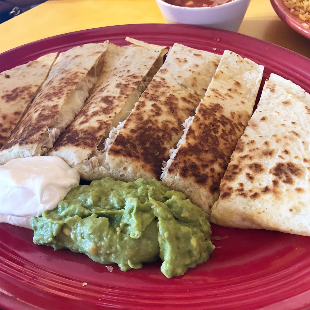 Family dinner with mom picking Mexican Food