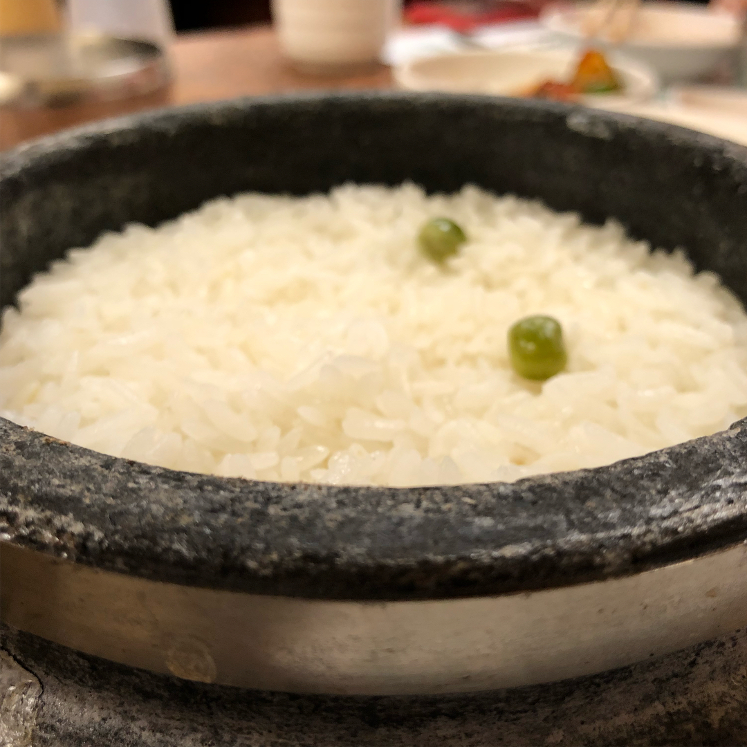 Korean dinner with the family