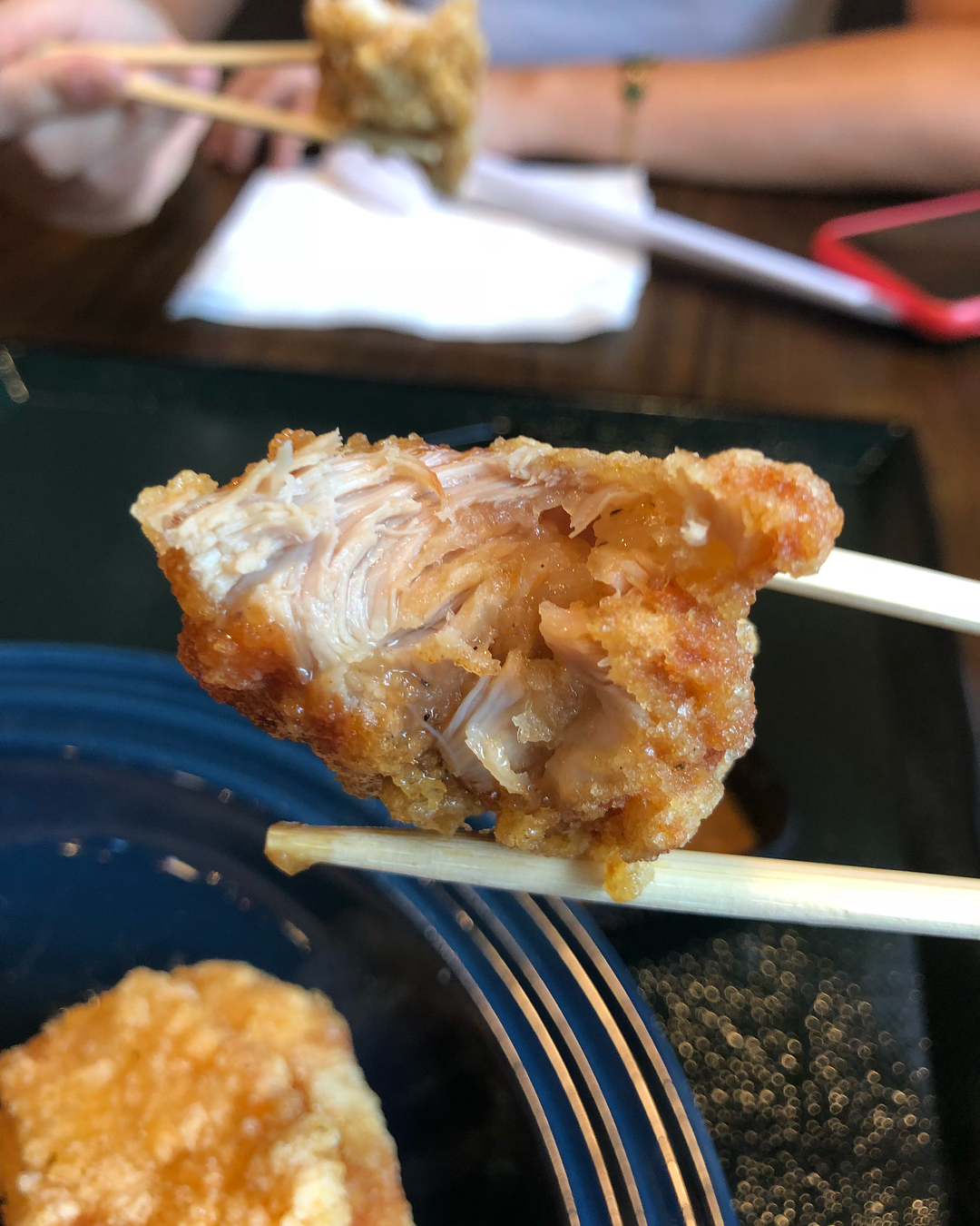 Japanese fried chicken karage 🍗 🐓 🐔 very crunchy with lots of choices for dip...