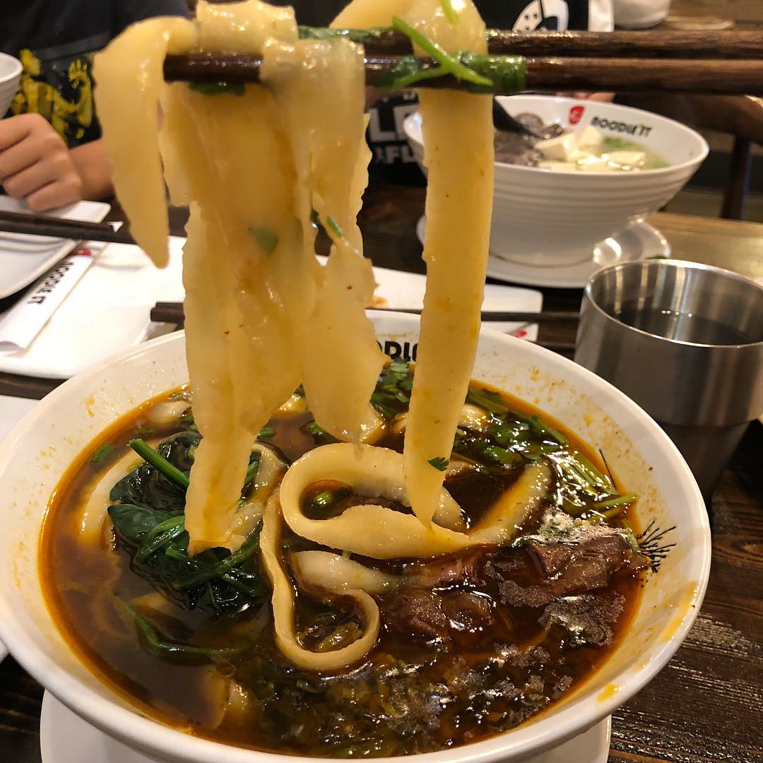 Knife cut noodles from Noodle St