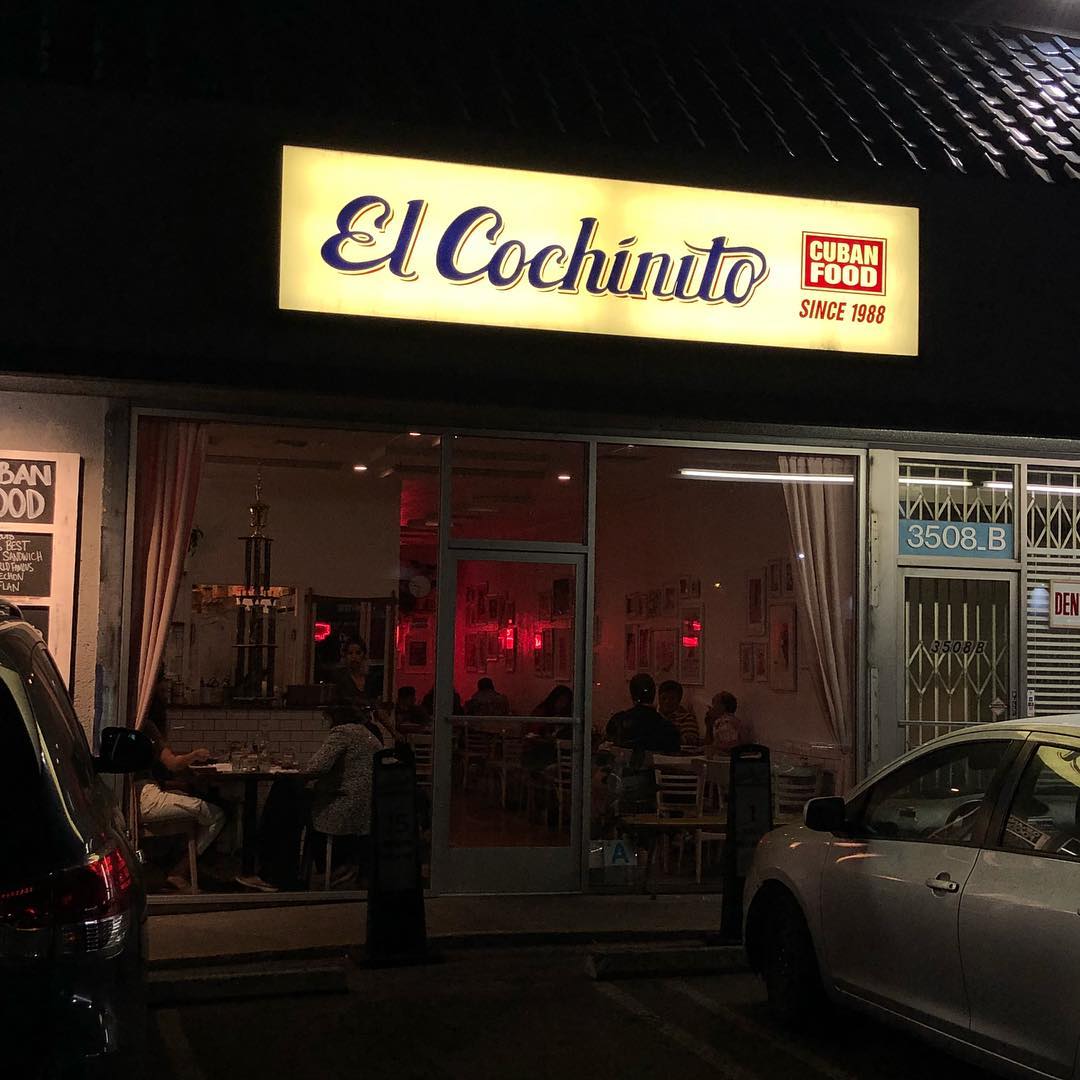 Lechon roast pork at El Cochinito