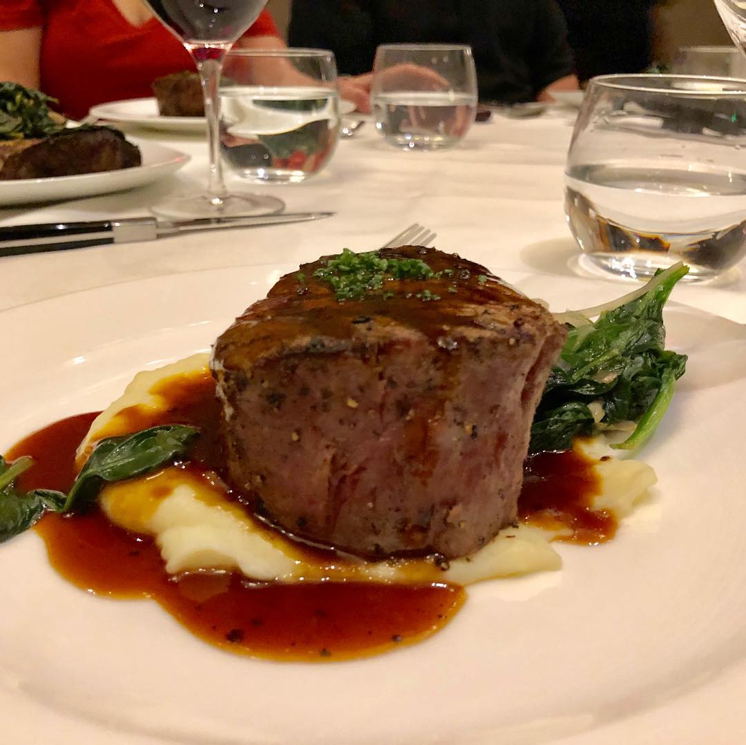 Prime Ribeye birthday dinner with old friends